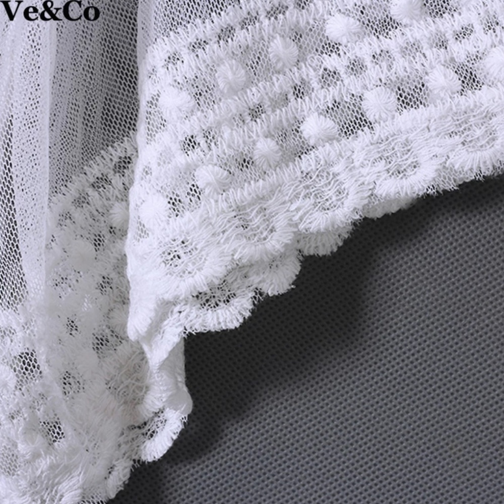 Sheer Soft Kimono Cotton Embroidered Beach Cover - Picture 7 of 8